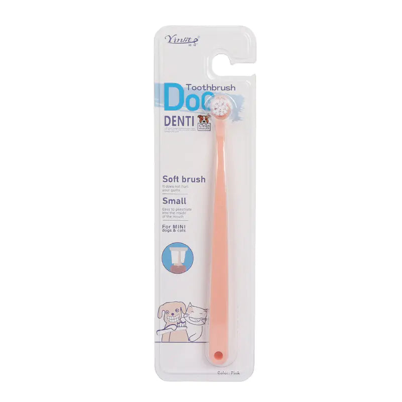 Dog and Cat Toothbrush for Oral Care Supplies - Quantity of 1