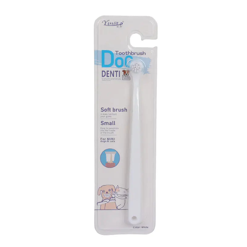 Dog and Cat Toothbrush for Oral Care Supplies - Quantity of 1